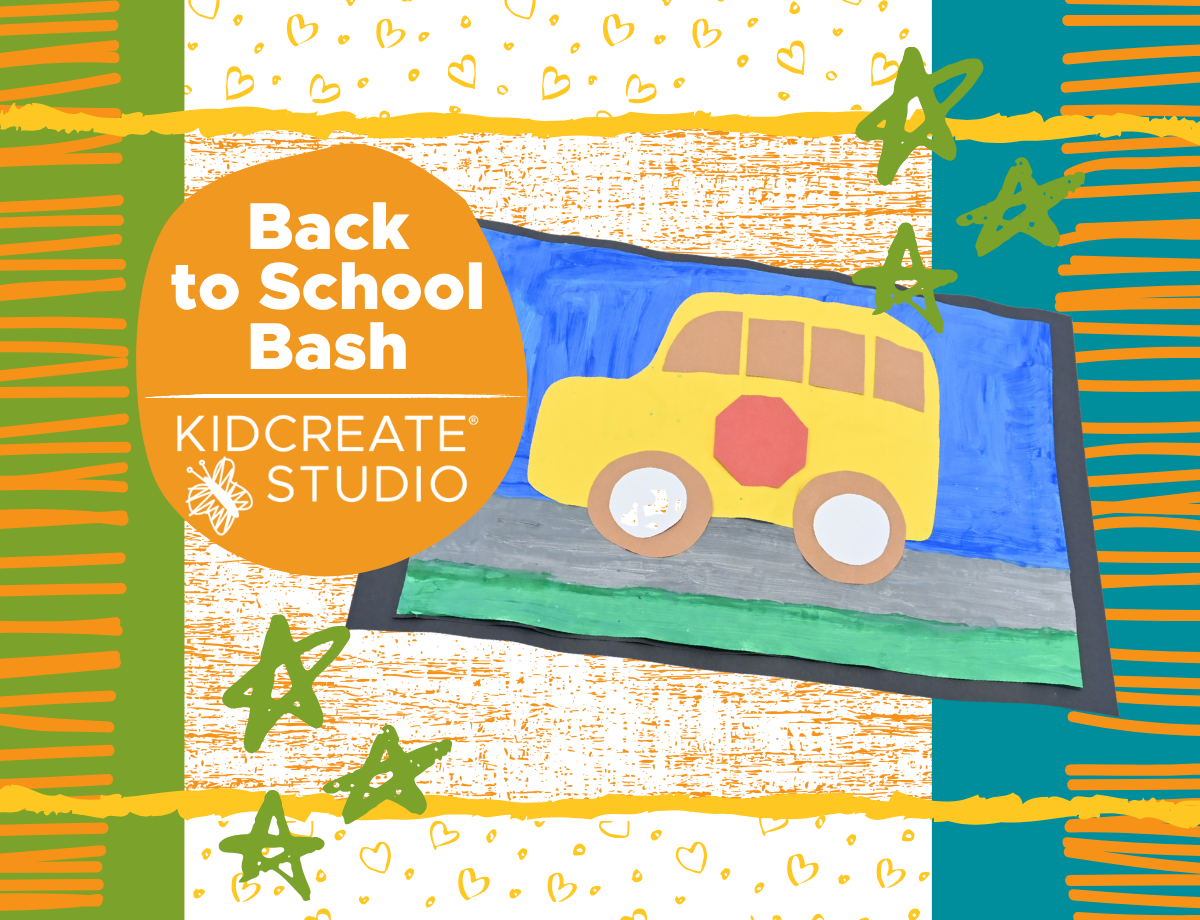 back to school bus art